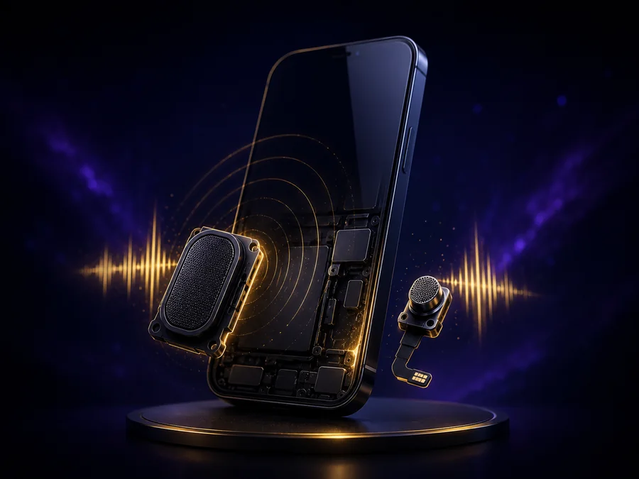 Smartphone Lautsprecher und Mikrofon — Audiomodul Reparatur und Austausch