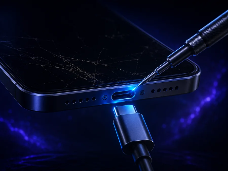 USB-C Ladebuchse Smartphone — Ladeanschluss Reparatur und Austausch